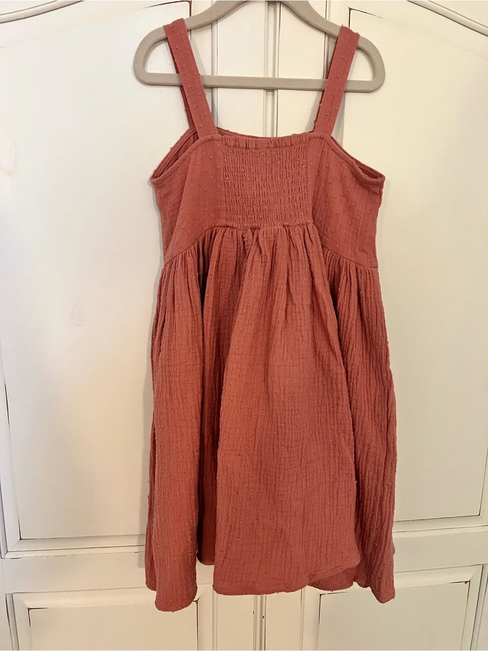 Rylee + Cru Dusty Rose Cotton Sundress